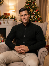 Jersey de hombre negro OZONEE NB/MM6020/4Z