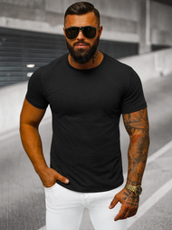 Camiseta de hombre negra OZONEE JS/712005Z
