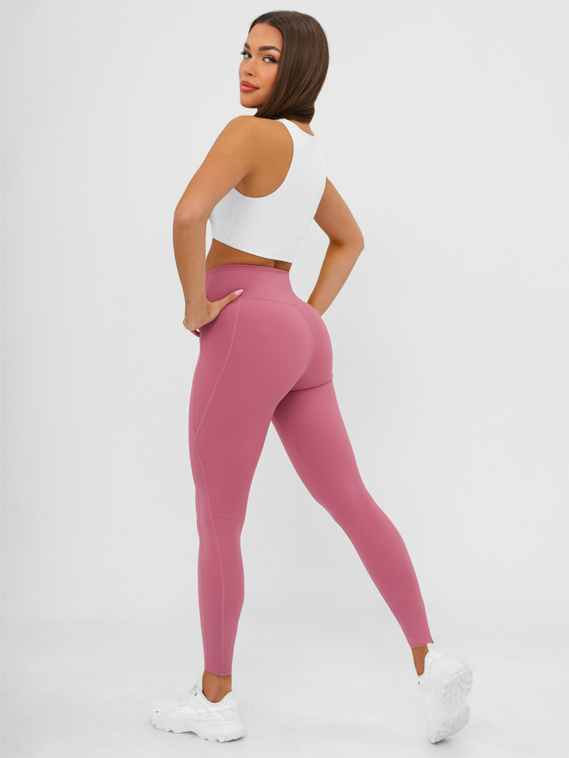 Leggings para mujer rosa OZONEE JS/17K585/111