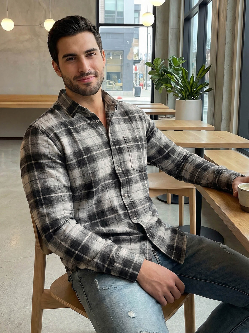 Camisa de hombre siva OZONEE V/V172Z