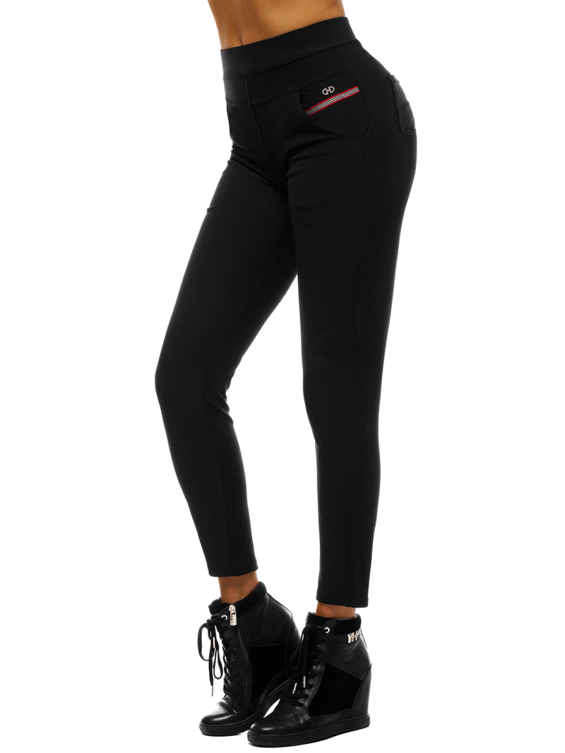Leggings para mujer negras OZONEE JS/1040/B1