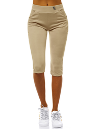 Leggings para mujer beige OZONEE JS/1027/A8