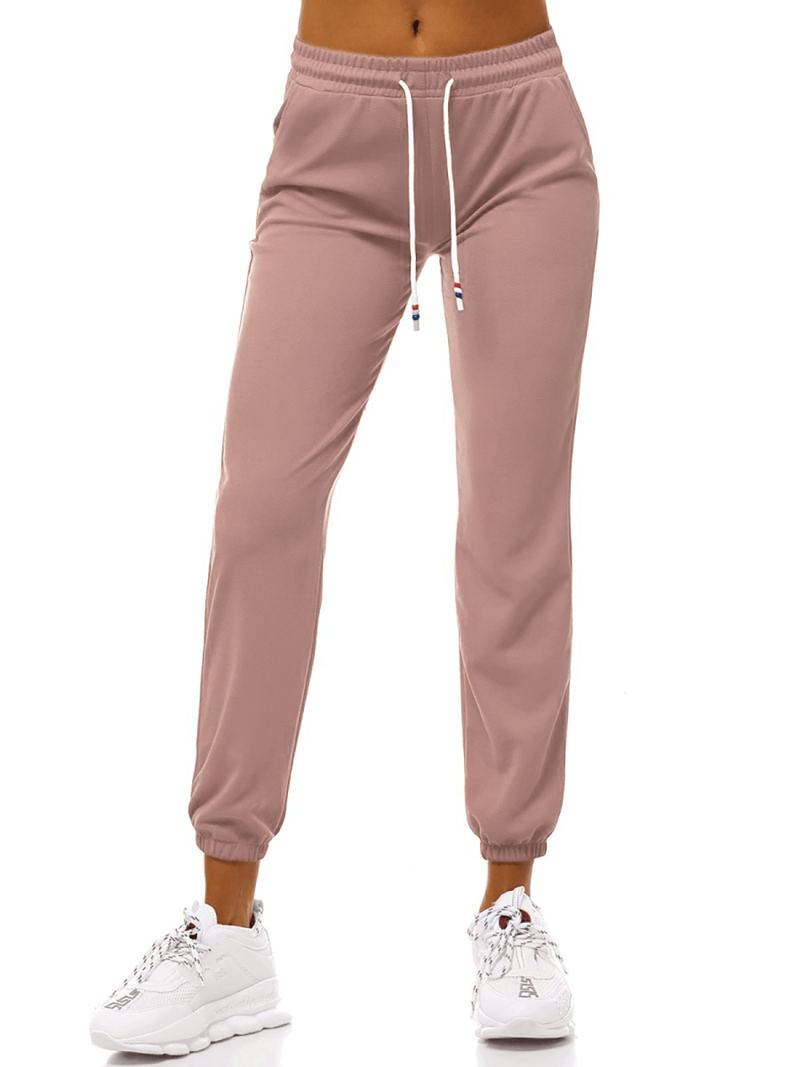 Pantalón de chándal para mujer rosa claro OZONEE JS/1020/B16
