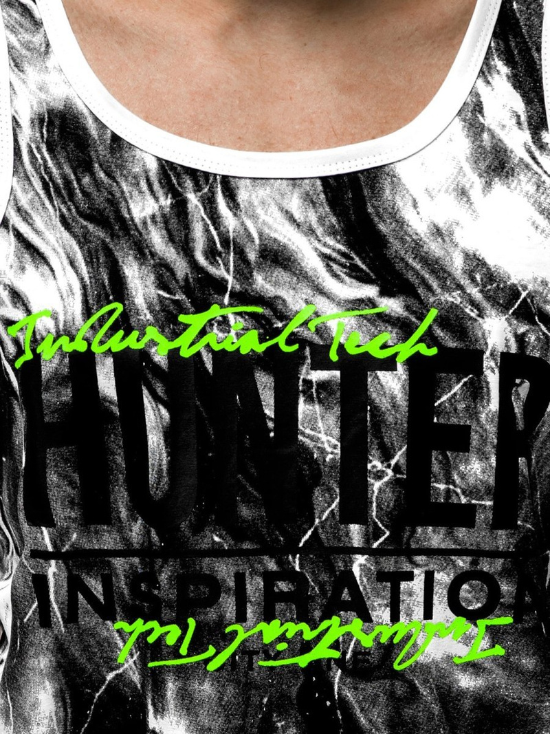 Camiseta sin mangas de hombre blanca OZONEE JS/SS11033Z