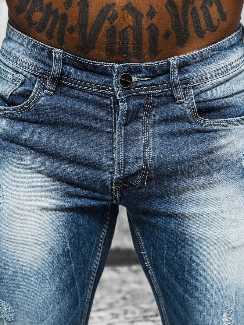 Vaqueros de hombre azul OZONEE NB/MP0008B