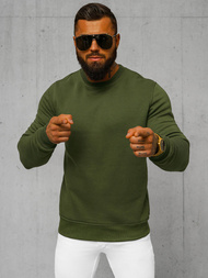 Sudadera de hombre caqui OZONEE JS/2001-10Z