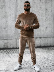 Chándal de hombre beige oscuro OZONEE O/D7516