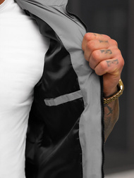 Chaleco de hombre gris OZONEE JS/31M5065/128