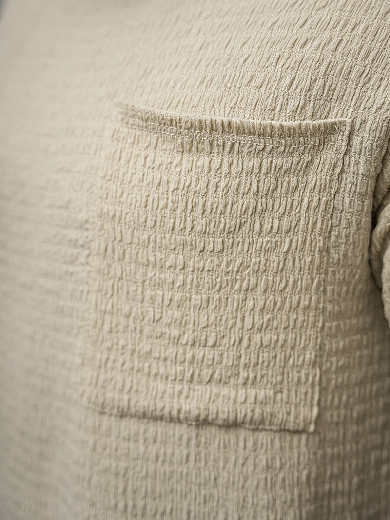 Camiseta de hombre beige OZONEE O/Y960T