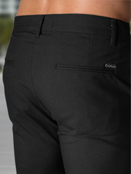 Pantalones cortos chinos de hombre negras OZONEE DJ/4400Z