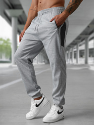 Pantalón de chándal de hombre gris OZONEE JS/15K1850/2