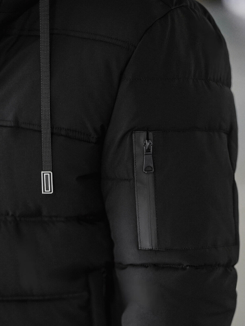 Chaqueta de hombre negra OZONEE JS/31M5003Z