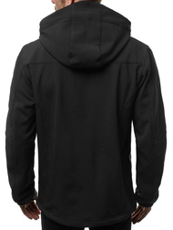 Chaqueta de hombre negra-roja OZONEE GE/12268