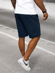 Pantalón corto de hombre azul marino OZONEE JS/8K100/25Z