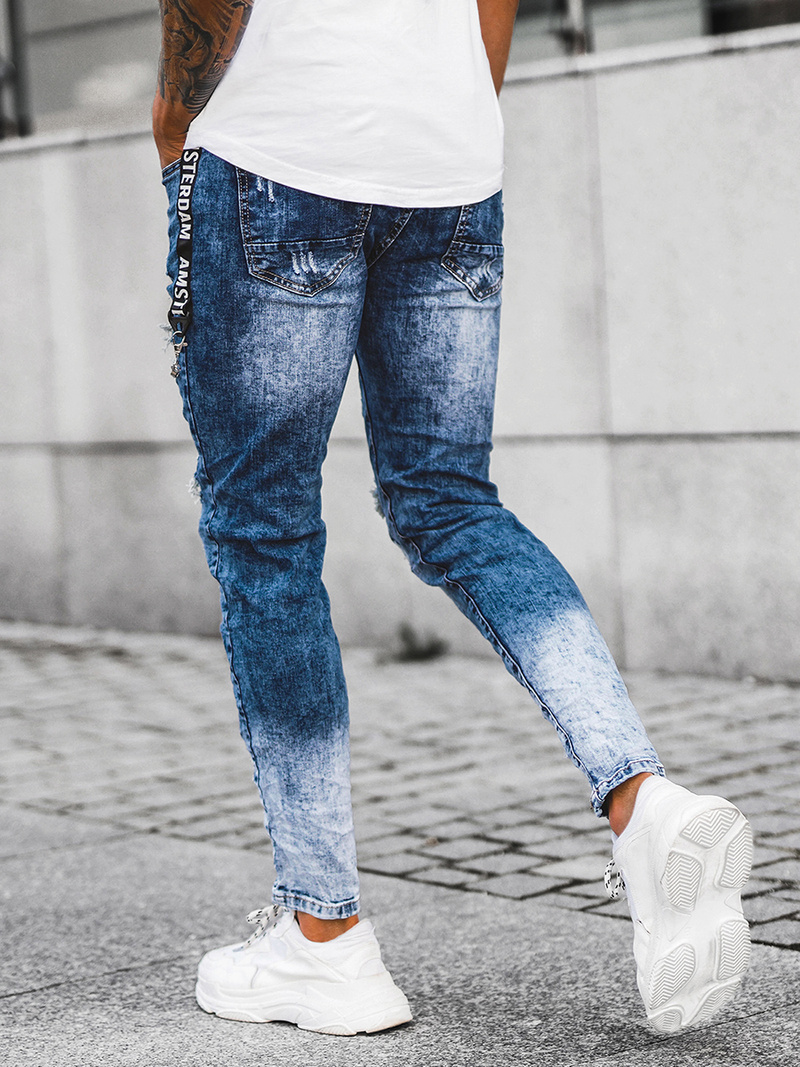 Vaqueros de hombre azul OZONEE O/E7752B