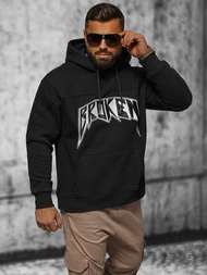 Sudadera de negra OZONEE O/SWE23019