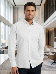 Camisa de hombre blanca OZONEE V/V185Z