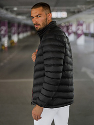 Chaqueta de hombre negra OZONEE JS/SM71Z