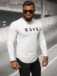Sudadera de hombre blanca OZONEE O/T6612