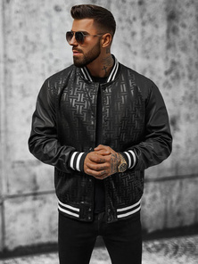 Chaqueta de hombre negra OZONEE O/3A172