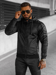 Chándal de hombre negro OZONEE O/3A126/A128Z