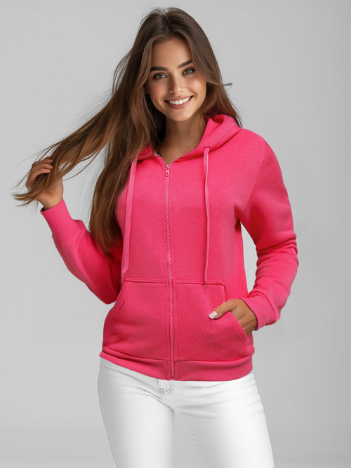 Sudadera de mujer coral OZONEE JS/W03/58