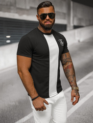 Camiseta de hombre negras OZONEE O/L1184