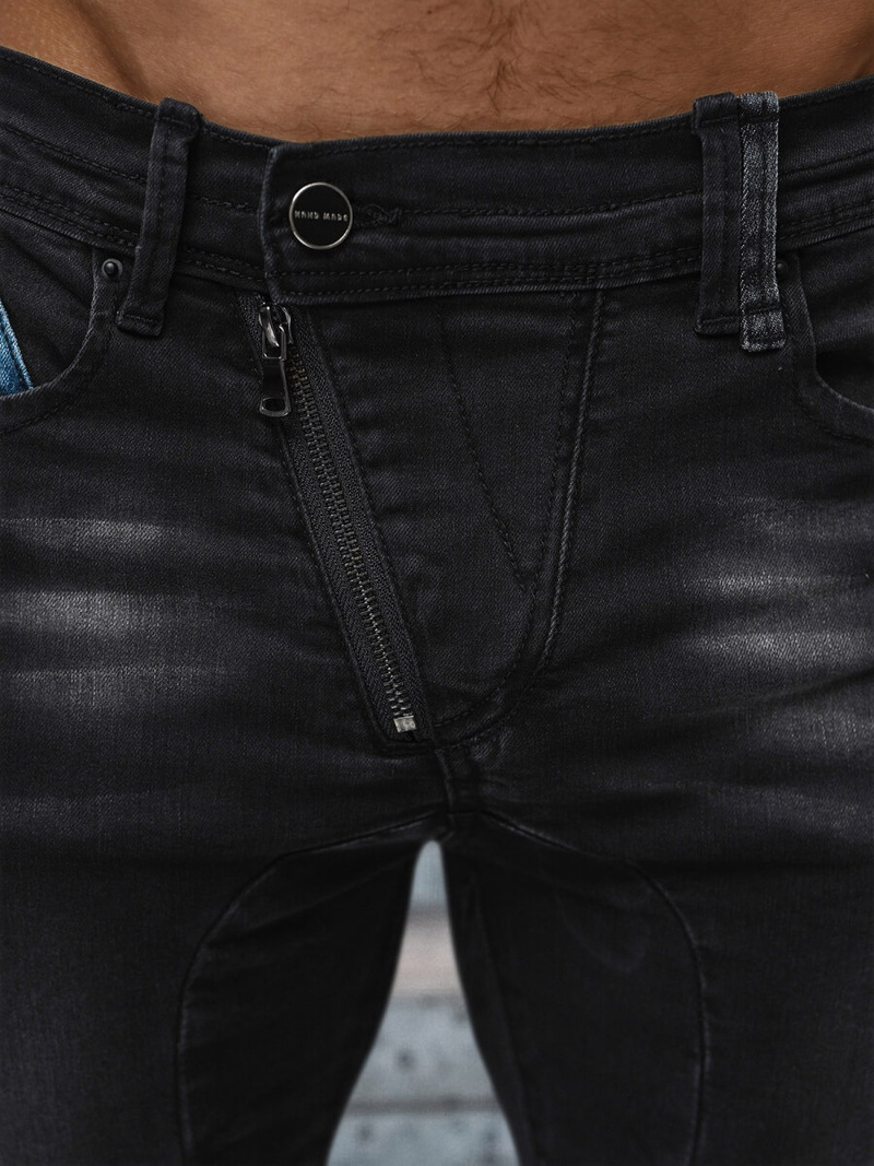 Vaqueros de hombre negras OZONEE NB/MP0025NZ
