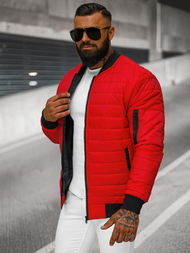 Chaqueta de hombre roja OZONEE JS/MY02Z 