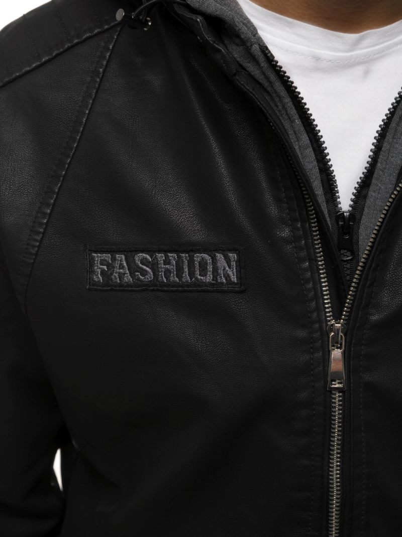 Chaqueta de hombre negra OZONEE JB/JP1127