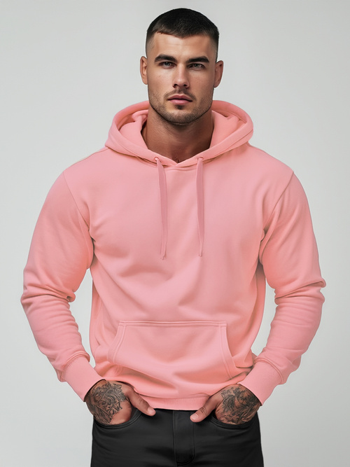 Sudadera de hombre rosa en polvo OZONEE JS/2009Z