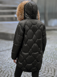 Chaqueta de mujer en negra OZONEE JS/5M3332/392