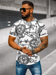 Camiseta de hombre blanco OZONEE O/P1062