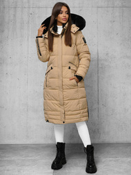 Chaqueta de mujer beige OZONEE O/W377