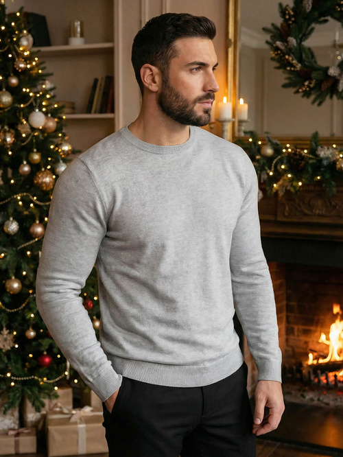 Jersey de hombre gris OZONEE NB/MMB602/2Z