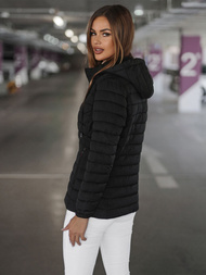 Chaqueta de mujer negra OZONEE JS/16M9103/392Z
