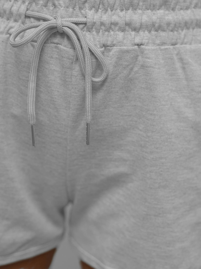 Pantalones cortos de chándal para mujer gris OZONEE JS/8K1256/2Z