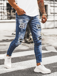 Vaqueros de hombre azul OZONEE O/E7802