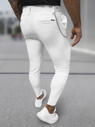 Pantalón chino de hombre blancos OZONEE DJ/3300