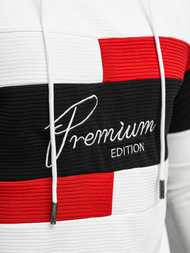 Sudadera de hombre blanca OZONEE O/B7524Z