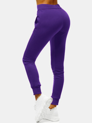 Pantalón de chándal para mujer violeta OZONEE JS/CK01/30