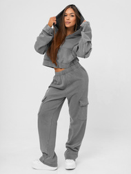 Conjunto de chándal de dos piezas grafito OZONEE JS/M60051AB