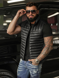 Chaleco de hombre negra OZONEE JS/16M9298/392BZ