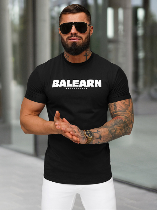Camiseta de hombre negras OZONEE NB/MT3135