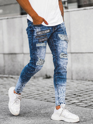 Vaqueros de hombre azul OZONEE O/E7752B