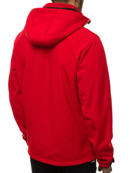 Chaqueta softshell de hombre roja OZONEE JS/56008Z