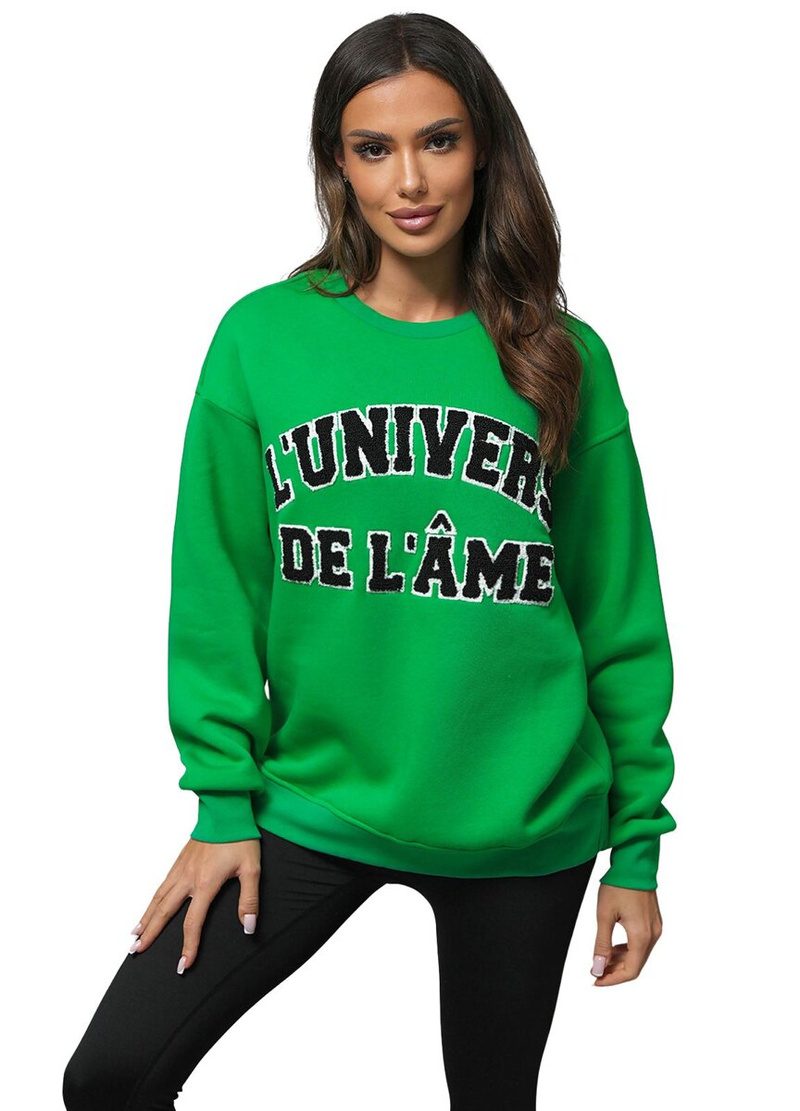 Sudadera de verde OZONEE O/SWE23055
