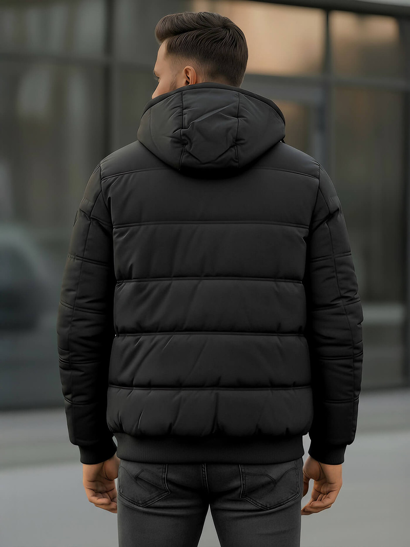 Chaqueta de hombre negra OZONEE JS/31M5003Z