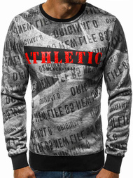 Sudadera de hombre gris OZONEE JS/DD236