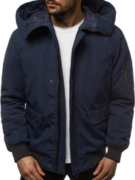 Chaqueta de hombre azul marino OZONEE JS/2019005